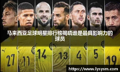 马来西亚足球明星排行榜揭晓谁是最具影响力的球员